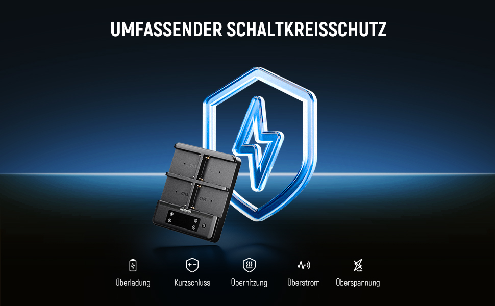 Зарядний пристрій NEEWER Micro USB для акумуляторів Sony NP-F550/F750/F960/F970, NP-FM50/FM70/FM90, QM71D, 91D, NP-F500H/F55H (NW-F4R)