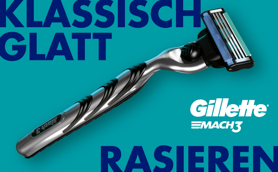 Смінні леза для чоловічих бритв Gillette Mach 3 Original, 28 шт, сині