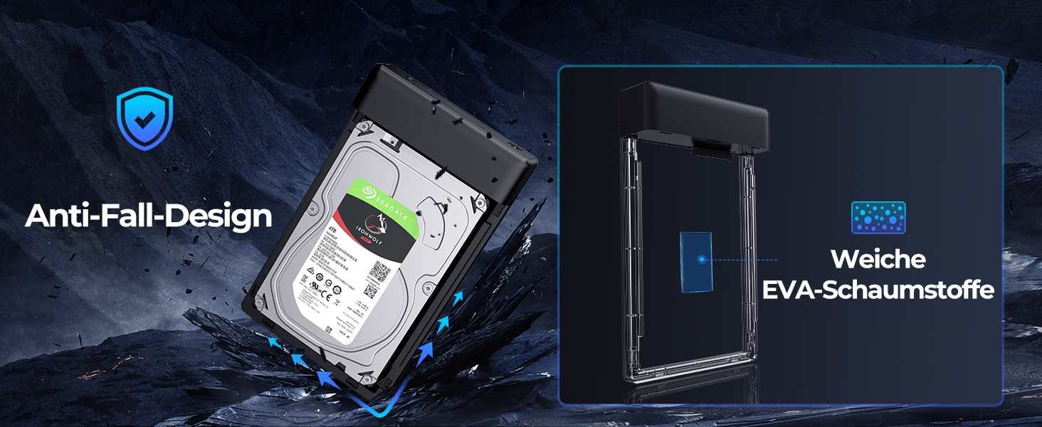 Зовнішній корпус для HDD/SSD ORICO 3.5/2.5
