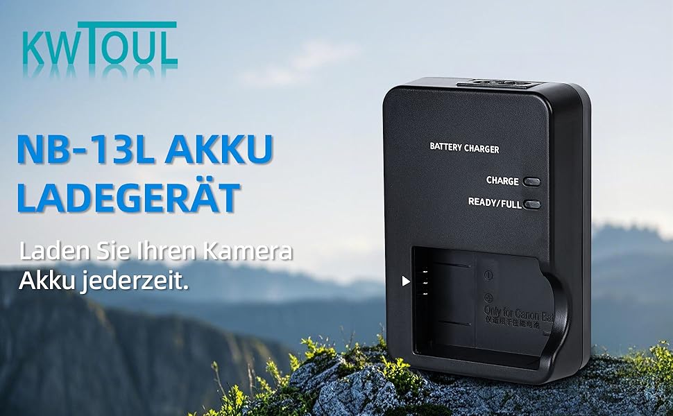 Зарядний пристрій NB-13L для Canon PowerShot G7 X Mark II, G5 X, G7 X, G9 X, G9 X Mark II, SX620 HS, SX720 HS, SX730 HS, SX740 HS (замінник CB-2LHE)