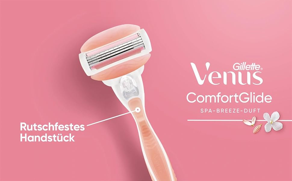 Жіноча бритва Gillette Venus Comfortglide Spa Breeze, рожева (бритва + 1 змінний касетний лезо)