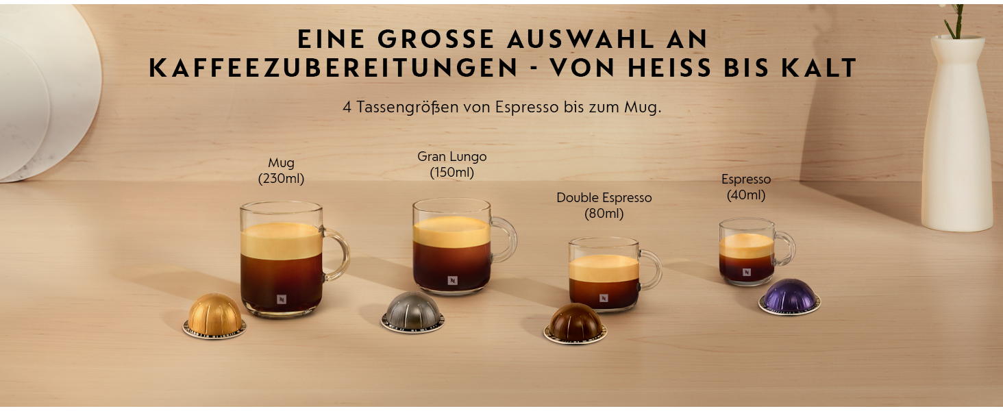 Кавомашина Nespresso Vertuo Pop ENV90.P: Cold Brew, Bluetooth, 4 розміри чашок, без Aeroccino, Pacific Blue