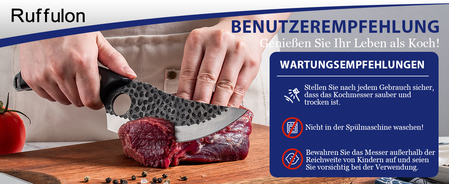 Японський кухонний ніж Ruffulon: високоякісний ніж із нержавіючої сталі для професійних кухарів