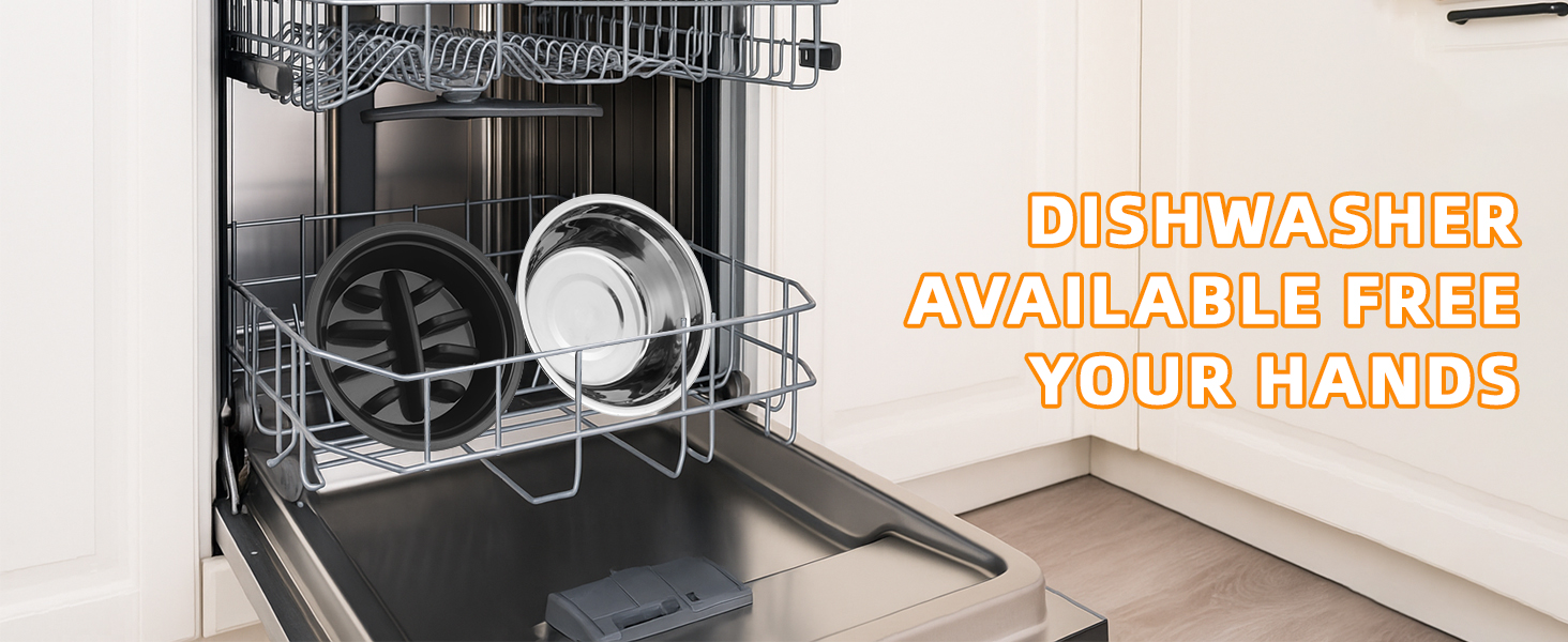 Підвищена годівниця для собак, регульована висота, великі породи - 2 x миска з нержавіючої сталі (1200 мл) + 1 x повільна годівниця (800 мл) - антиковзна станція для годування середніх/великих собак, чорний/сірий колір