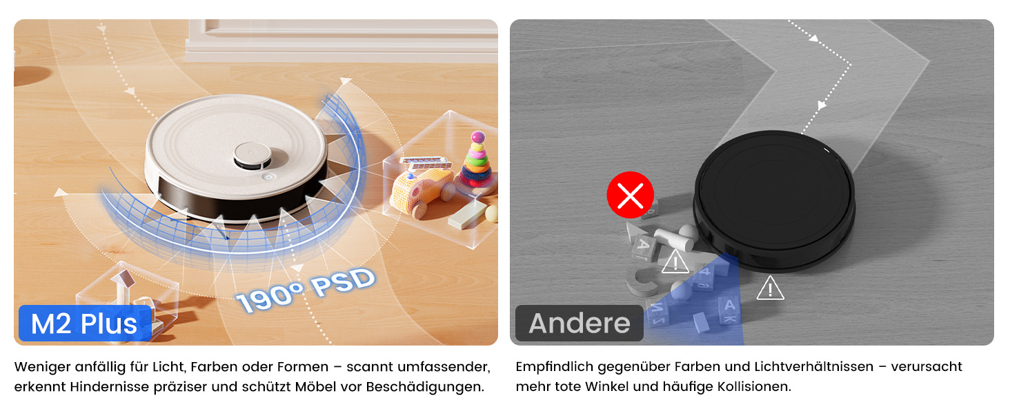 Робот-пилосос LEFANT M2Plus з функцією миття, 6000Pa, LiDAR-навігація, самоочищення, для видалення шерсті тварин, білий