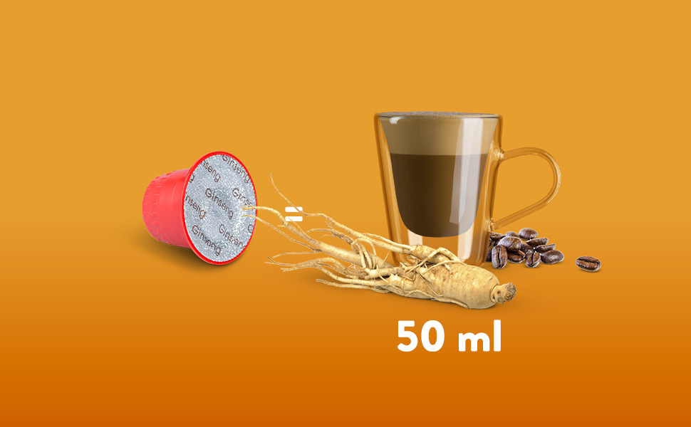 Кава в капсулах Caffè Borbone Respresso Ginseng, сумісні з Nespresso, 100 шт