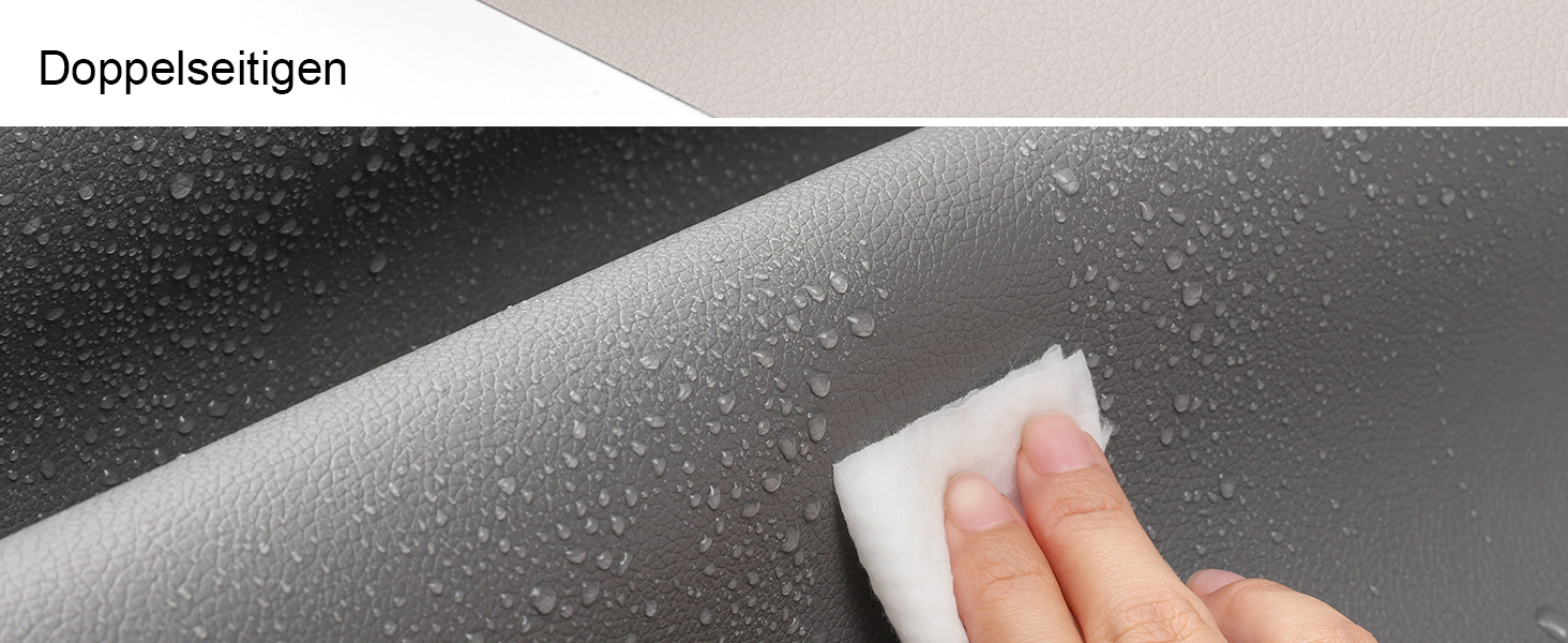 Підкладка для столу двостороння антиковзаюча, килимок для миші та ноутбука, офісний аксесуар, штучна шкіра, 40 x 80 см (сірий, салатовий)