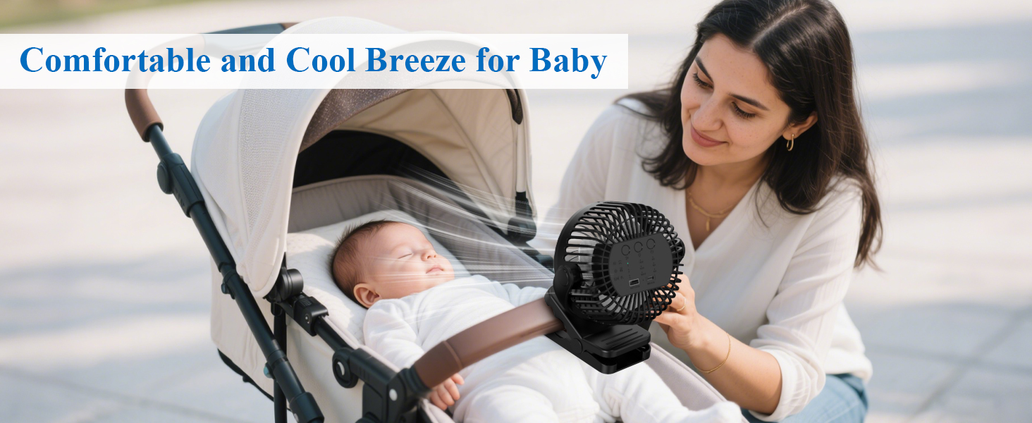 USB вентилятор настільний Minthouz тихий з акумулятором 12000mAh, портативний, з пульт, світло, таймер, 360° обертання, 3 режими, 45 годин роботи – для кемпінгу, офісу, дитячої коляски