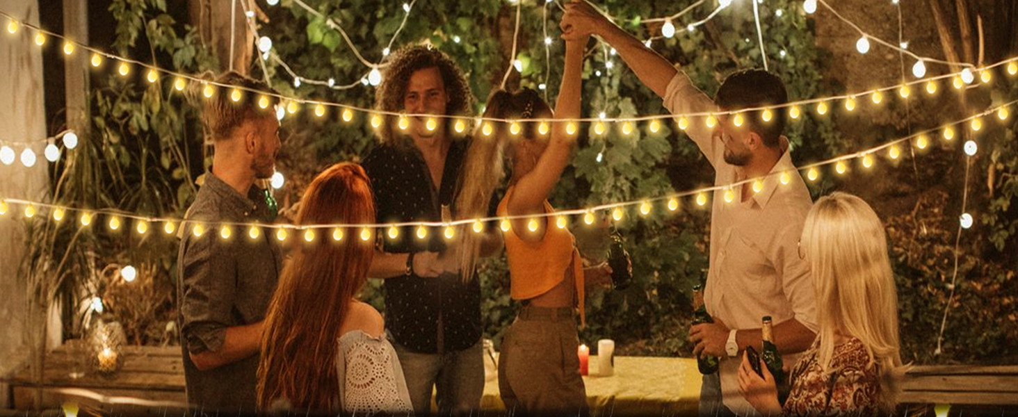 Гірлянда світлодіодна 15м, 100 LED, для дому та саду, IP44, 8 режимів, вологостійка, для дитячої кімнати, декору тераси та балкону