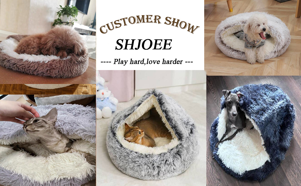 М'яке ліжко для собак та котів у формі мушлі, тепле, зручне, миється, 65x65 см