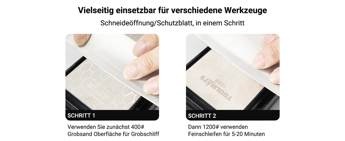 Набір для заточування ножів Schleifstein: зернистість 400/1000, підставка з бамбука, кутовий упор, двосторонній камінь, заточувальний камінь (діамантова зернистість 400/1200 з 1000#)