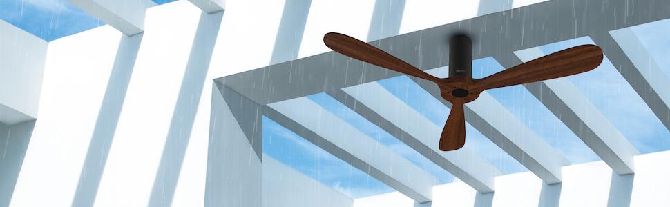 Стеляний вентилятор Cecotec EnergySilence Aero 5500 Black Aqua Connected з Wi-Fi та пультом дистанційного керування. 40 Вт, діаметр 52 дюйми, 3 лопаті, IP44, зимовий/літній режим, таймер, темне дерево