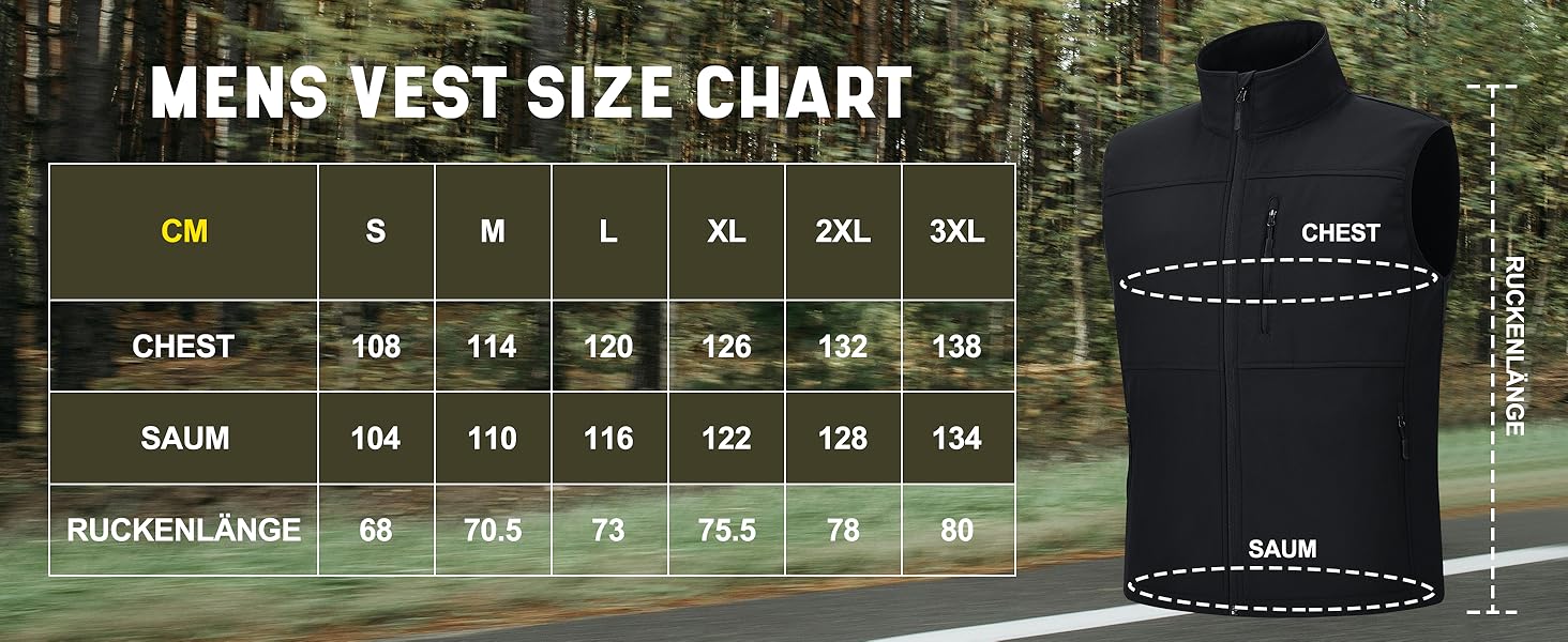 Чоловіча куртка Weste Outdoor з софтшелла, водонепроникна та вітронепроникна, з флісовою підкладкою, для хайкінгу та активного відпочинку (S, Чорний)