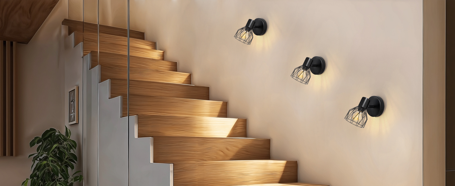 LED настінний світильник Kimjo з таймером, 2 шт., чорний, з акумулятором, диммування, E14, для спальні/вітальні