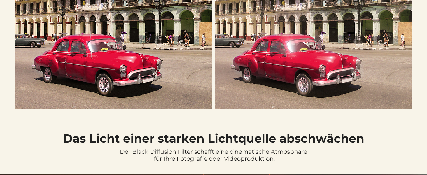 Фільтр K&F Concept Black Mist 1/4 (52mm) для відео та портретної зйомки - оптичне скло з нанопокриттям