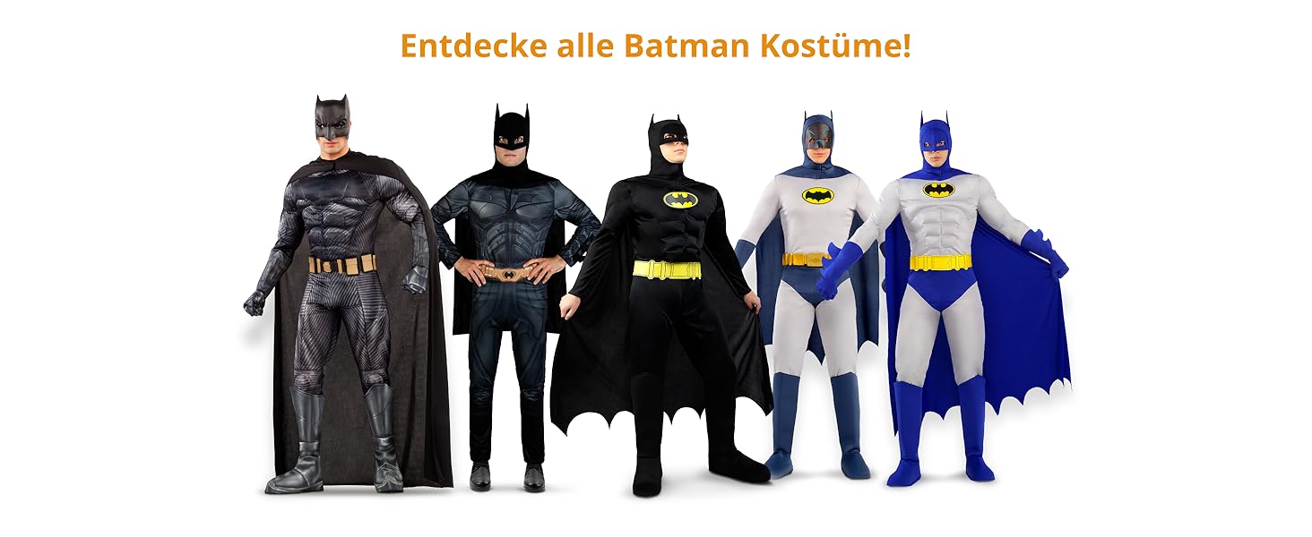 Тапочки Бетмен Funidelia для чоловіків, The Dark Knight, DC Comics. Розміри 42-45, чорні. Костюм супергероя, подарунок на Новий рік, день народження