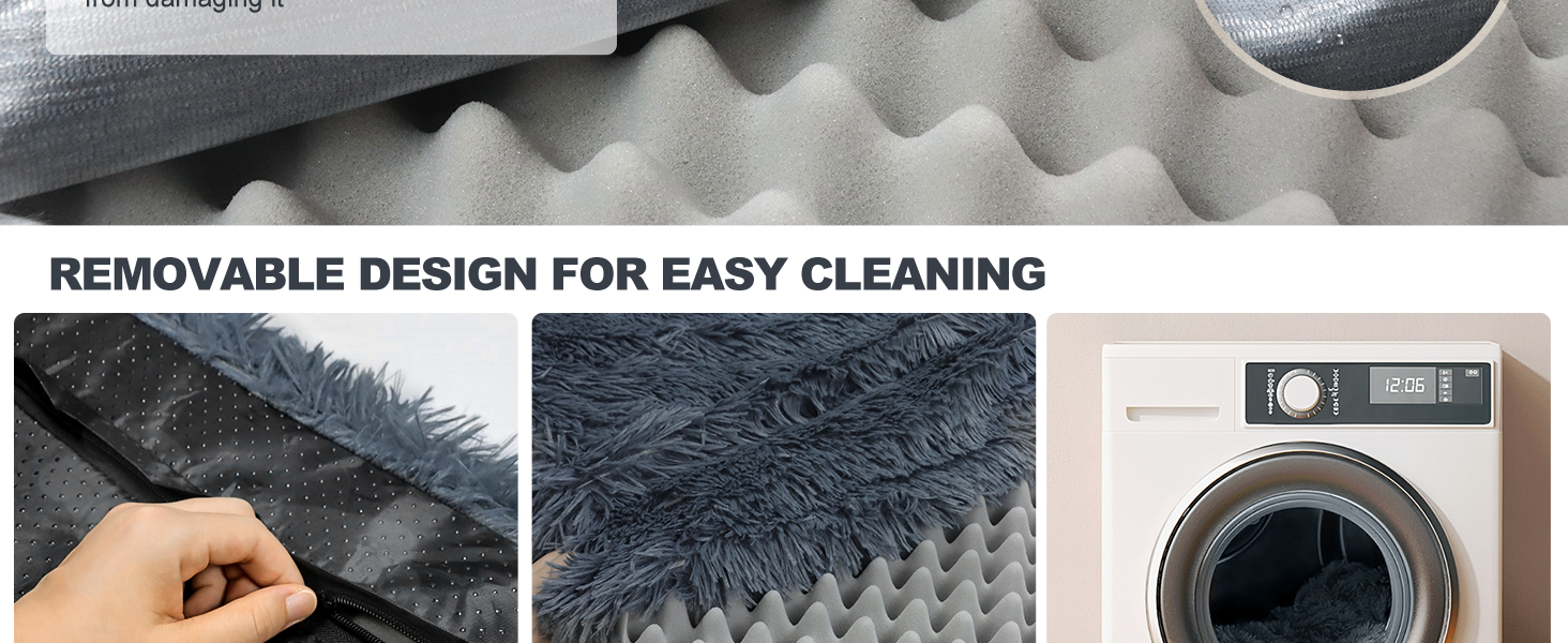 Крісло-лежанка для собак MDDK, 75x50x8 см, сірий, м'яке, миється