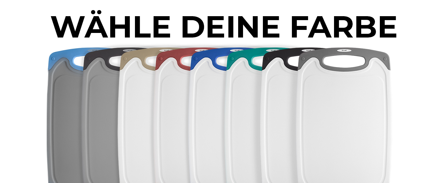 Набір з 3 дерев'яних обробних дощок Zulay Kitchen, пластик, з жолобками для соку, стійкі до ковзання, для кухні