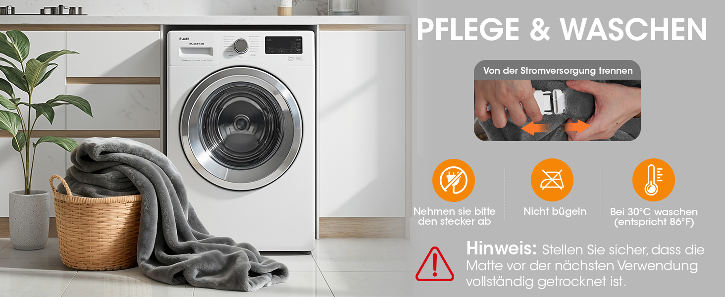 Електрична ковдра Airfish 180x130 см – преміум-якість, 6 режимів нагріву, таймер 12 годин, автовимкнення, економна та придатна для прання