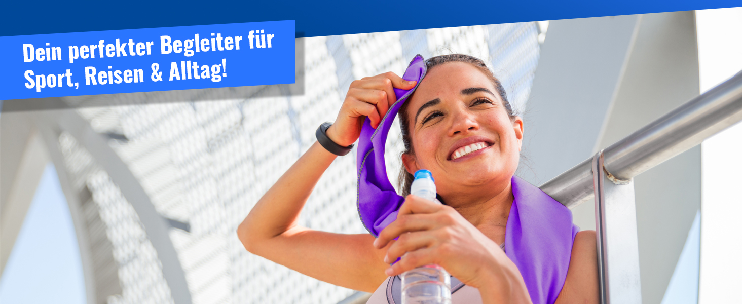 Набір мікрофібрових рушників Gipfelsport для сауни, фітнесу, спорту та пляжу. Розмір S: 80x40 см, фіолетовий (2 шт.)