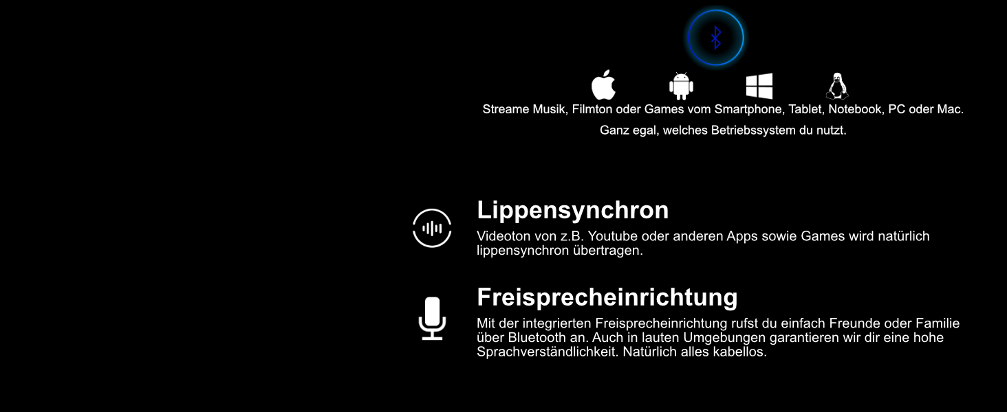 Teufel BOOMSTER GO: Портативна Bluetooth колонка, водонепроникна (IPX7), чорний колір