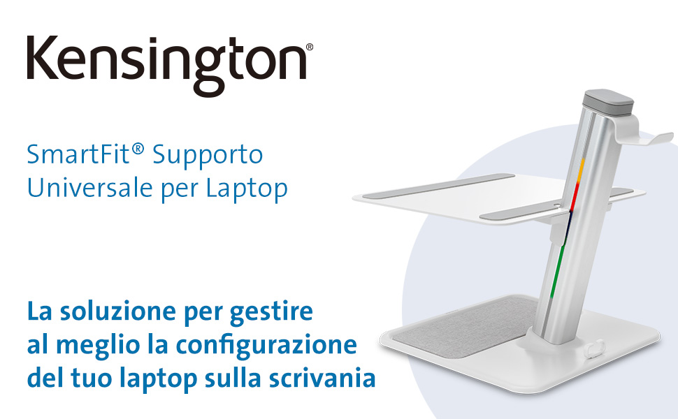 Підставка для ноутбука Kensington K50424WW: регульована висота та кут нахилу, вентиляційні отвори, антиковзаючі накладки (до 16 дюймів, з підставкою для навушників)