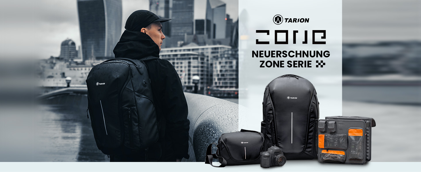 Рюкзак для фотокамери TARION 3-в-1: водонепроникний, для DSLR/зеркальної камери з відділом для ноутбука 15,6