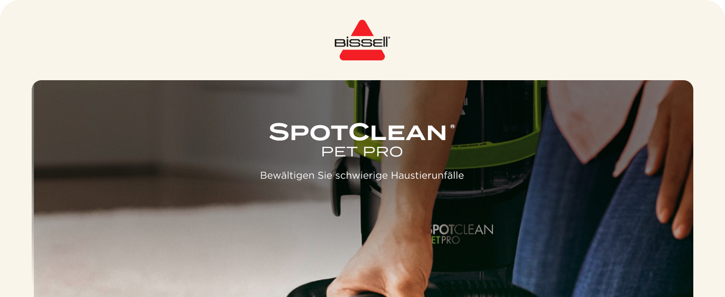 BISSELL SpotClean Pet Pro: портативний мийник для килимів та м'яких меблів, для власників домашніх тварин, 750W, 15585 SpotClean PetPro