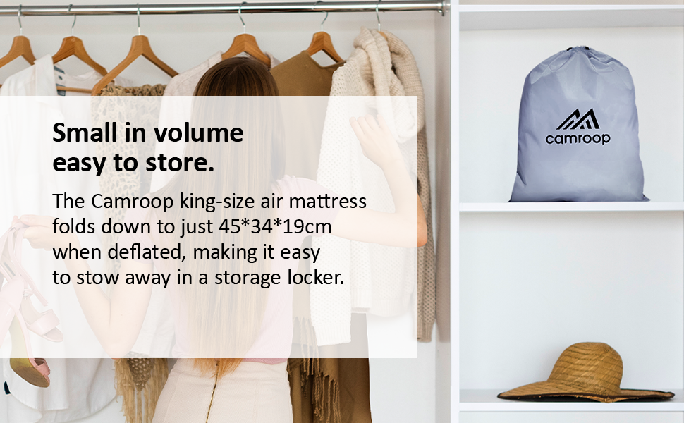 Надувний матрац для одного спального місця, 190 x 99 x 46 см, з вбудованим насосом, для дому, подорожей та кемпінгу, Максимальне навантаження: 300 кг, Колір: блакитний та білий