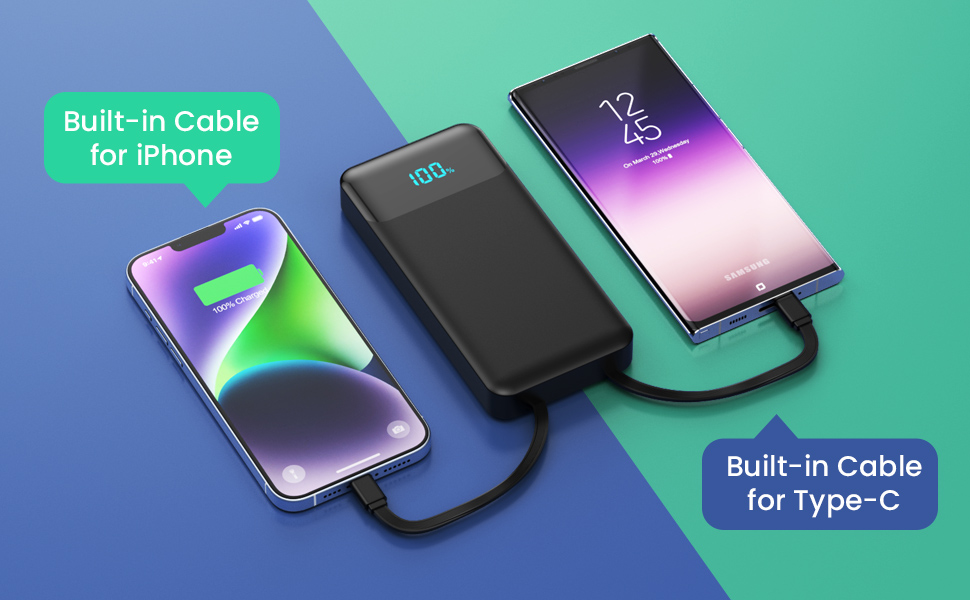 Портативний зарядний пристрій Power Bank 26800mAh з USB-C, PD 25W, QC4.0, LED дисплеєм, 5 виходами, сумісний з iPhone, Samsung, рожевий