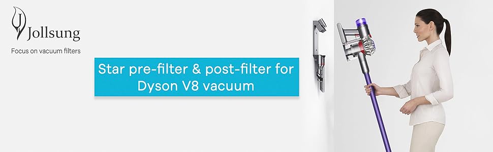 Замінний фільтр для пилососа Dyson V7 V8 (2+2) - комплект для Dyson V7, V8, Tier Extra, SV25, SV37 (965661-05, 967478-05)