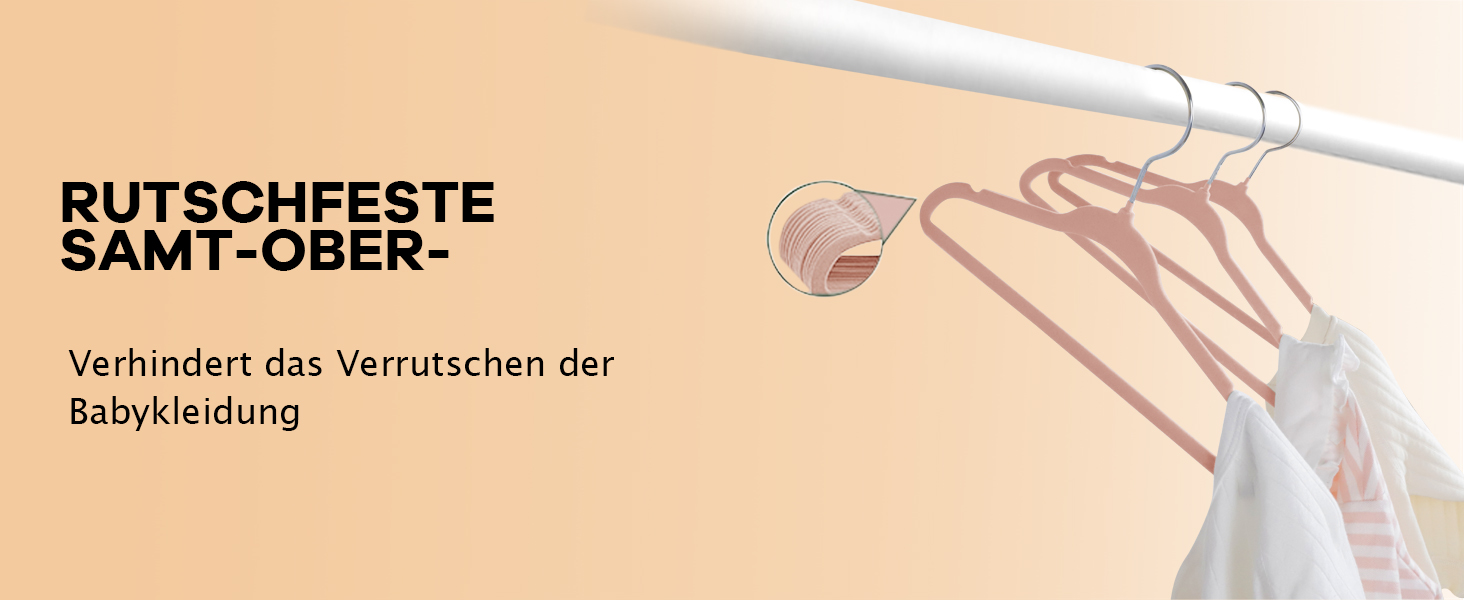 Плечики для дитячого одягу ManGotree з велюру, 30 шт, рожеві. Плечики для дитячого одягу з обертовим гачком, спеціальний дизайн для дитячої та дитячої одягу.