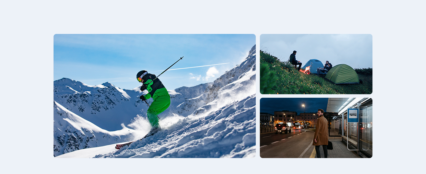 Електричні грілки для рук OCOOPA 2 шт. з магнітною основою, 5000mAh, 3 режими нагріву, компактні, для рукавичок, зима, подарунок