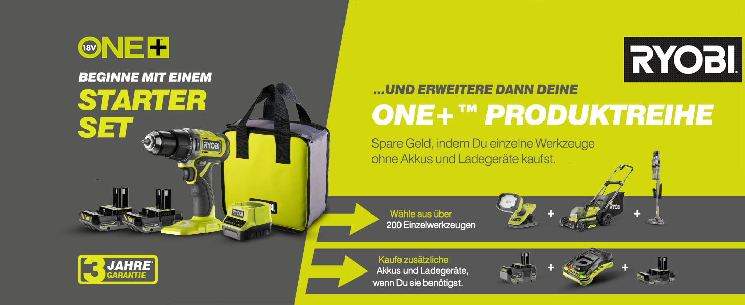 RYOBI RCF18-0 Акумуляторний Clip-вентилятор 18V, 10 см, Зелений. Компактний, портативний, 2 швидкості, гумова кліпса. Без акумулятора та зарядного пристрою