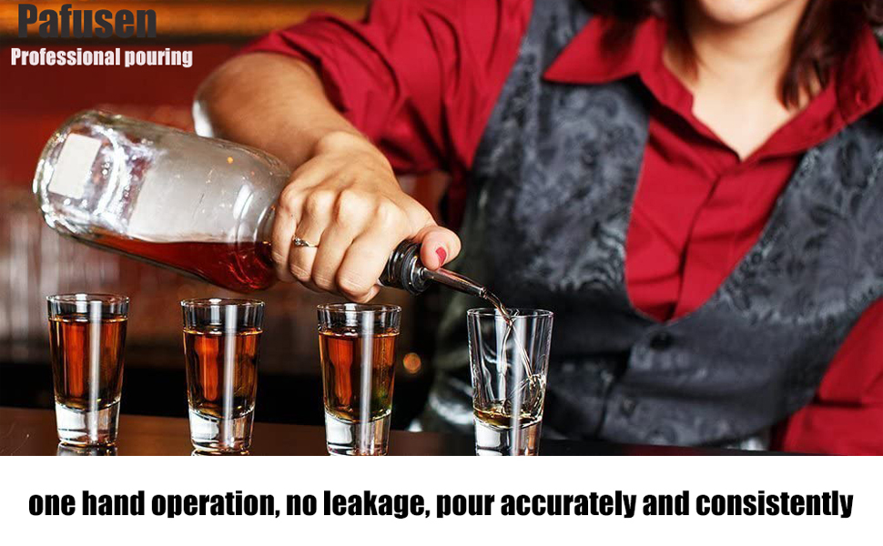 Виливні носики для пляшок Pafusen, 12 шт. з нержавіючої сталі, конічні, для спиртних напоїв, 19 мм