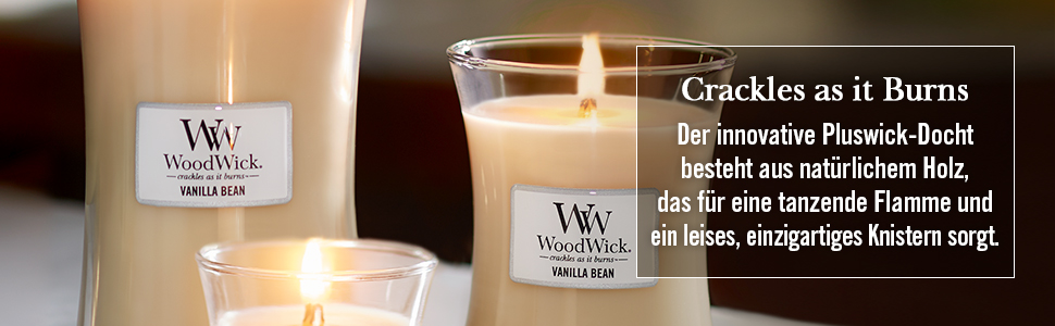 Велика ароматична свічка WoodWick у пісочному склі з тріщавим гнотом, Fireside, до 130 годин горіння