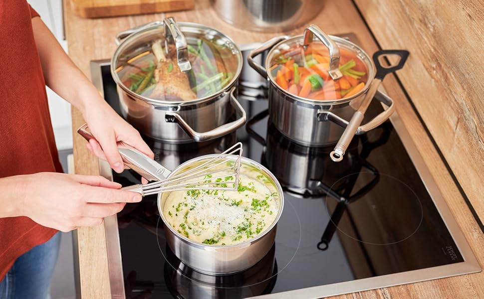 Міксер кухонний RÖSLE Gourmetbesen, нержавіюча сталь 18/10, 27 см, сріблястий