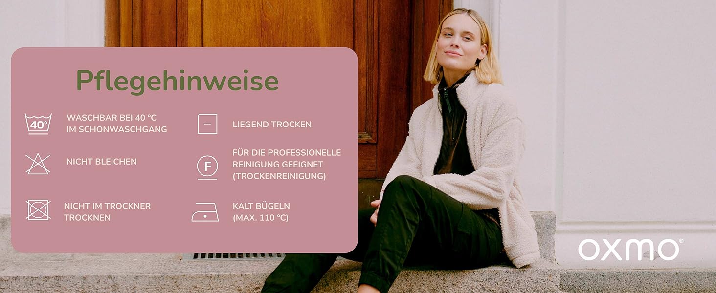 OXMO Cardigan жіночий трикотажний довгий з великою в'язкою, накладні кишені, 100% бавовна, Regular fit, колір Dune