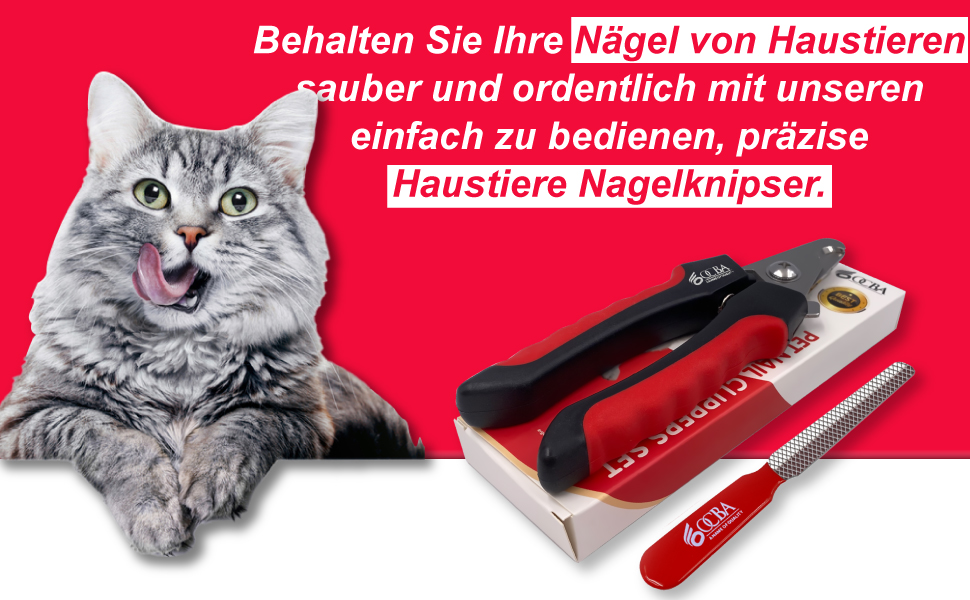 Професійний триммер для кігтів собак та котів з пилочкою. Нержавіюча сталь. Підходить для собак та котів будь-яких порід