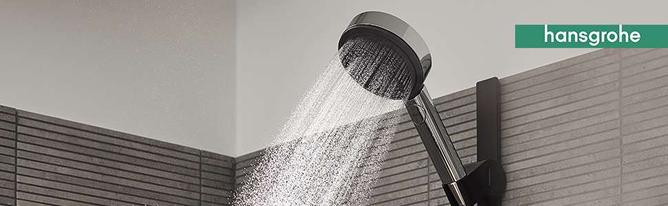 Душова лійка Hansgrohe Pulsify Select S з вибором струменів, ручна насадка, 3 струмені (Relaxation Version), діаметр 105 мм, захист від накипу, хром, 24110000