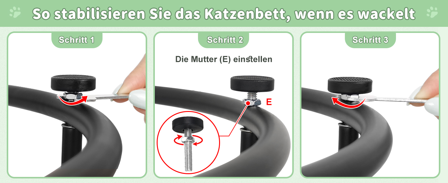 GUUSII HOME Підвищене ліжко для котів, гамак для котів, ліжко для великих котів, лежанка для кошенят, гамак для котів, диван для котів, ліжко для цуценят, диван з міцним металевим каркасом, знімне м'яке покриття, 58.5*43*21 см (Сірий)