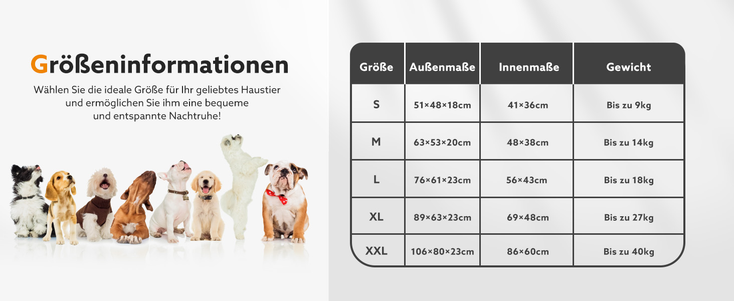 Крісло-лежанка для собак середніх порід FURTIME, кошик для собак, лежанка для собак, м'яка, з неслизьким покриттям, сіра/зірки, L (76x61x23 см)