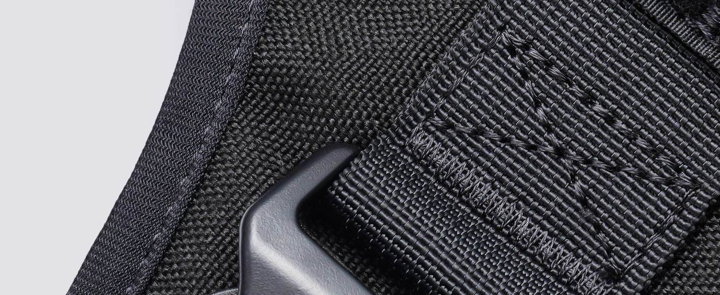 Шлейка для собак Rabbitgoo для великих собак без натягу, тактична нагрудна шлейка з MOLLE, металеві пряжки, дихаюча, військова, чорна, розмір L (1 шт.)