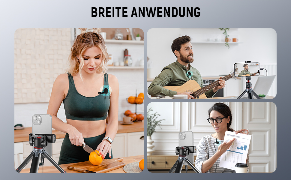 NEEWER Мініатюрний USB-C Лавалерний Мікрофон 2 шт. для iPhone, Android, Планшетів, ПК - CM6 (2 шт.)