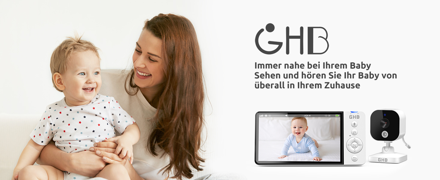 Дитячий відеоняня GHB з камерою, 5