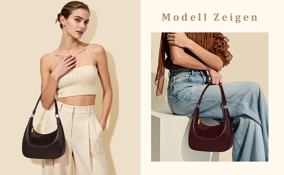 Сумка жіноча GSenhui Y2K через плече, маленька елегантна Hobo сумка з PU шкіри, вінтажна для подорожей, колір кава