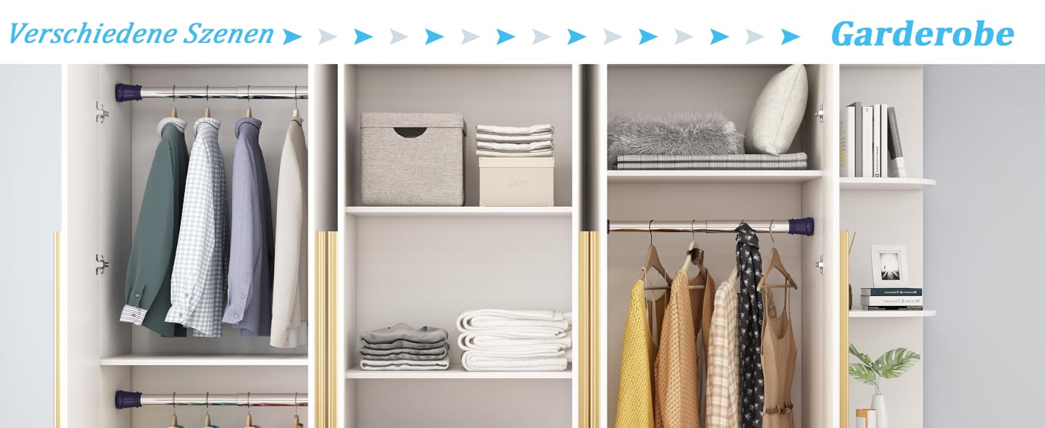 Штанга для штор без свердління, телескопічна, 83-160 см, діаметр 25 мм, для ванної, вікна, шафи, білий колір (1 шт.)