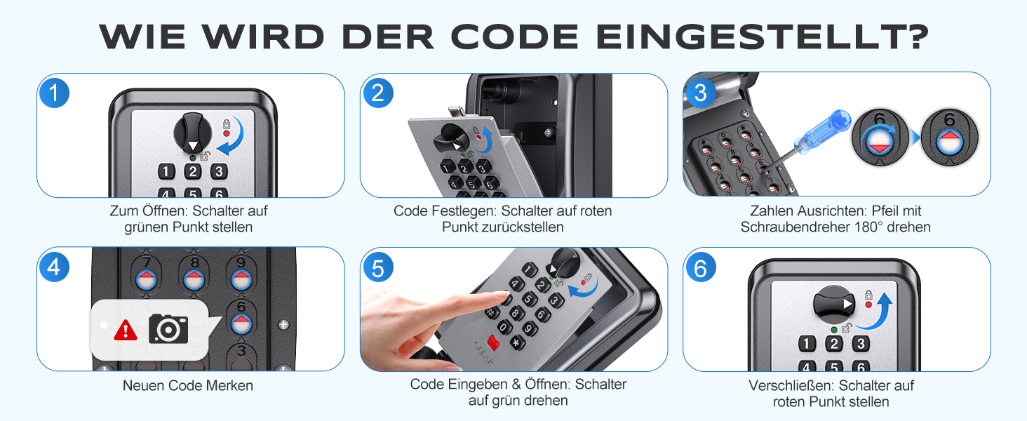 Шлюзовий сейф Mohard з кодовим замком для кріплення на стіні, 12-позиційний, велика місткість, вологостійкий, для дому, офісу, гаража