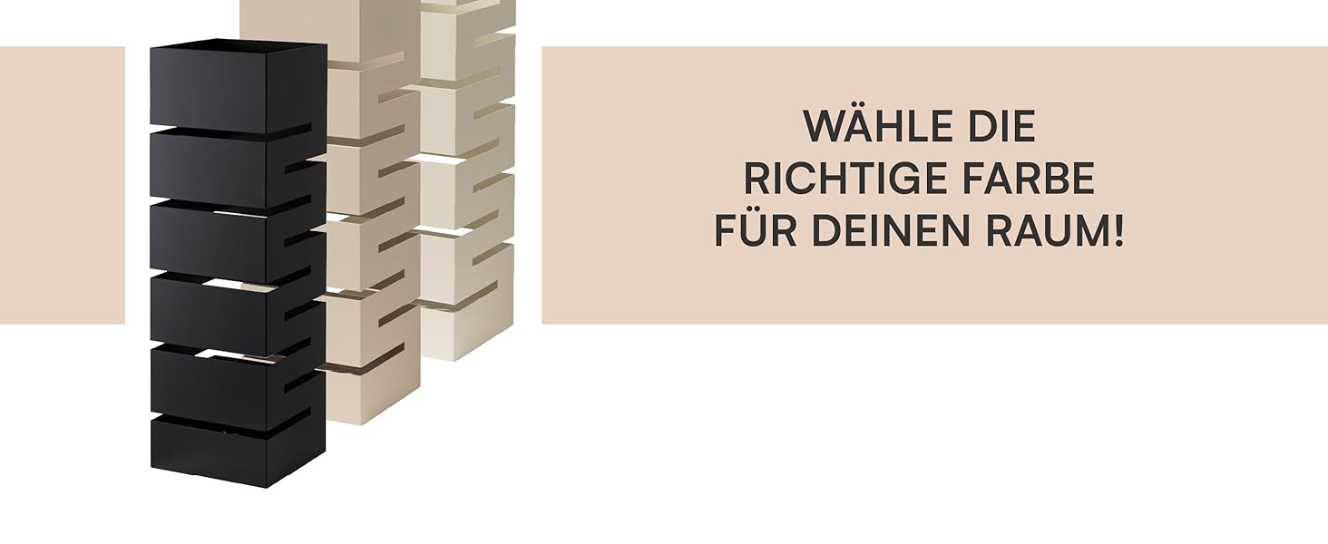 Сумка для парасольки Baroni Home з металу з геометричним різьбленням, з гачками та знімним піддоном для збору води - для дому та офісу, чорний, 15,5x15x49 см, пудровий