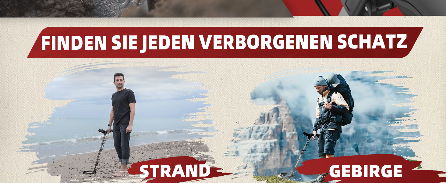 Металошукач GreenRex Profi: водонепроникна котушка 25.4 см, LCD-дисплей, для дорослих та дітей, DSP-чіп, для пляжу, під водою та саду